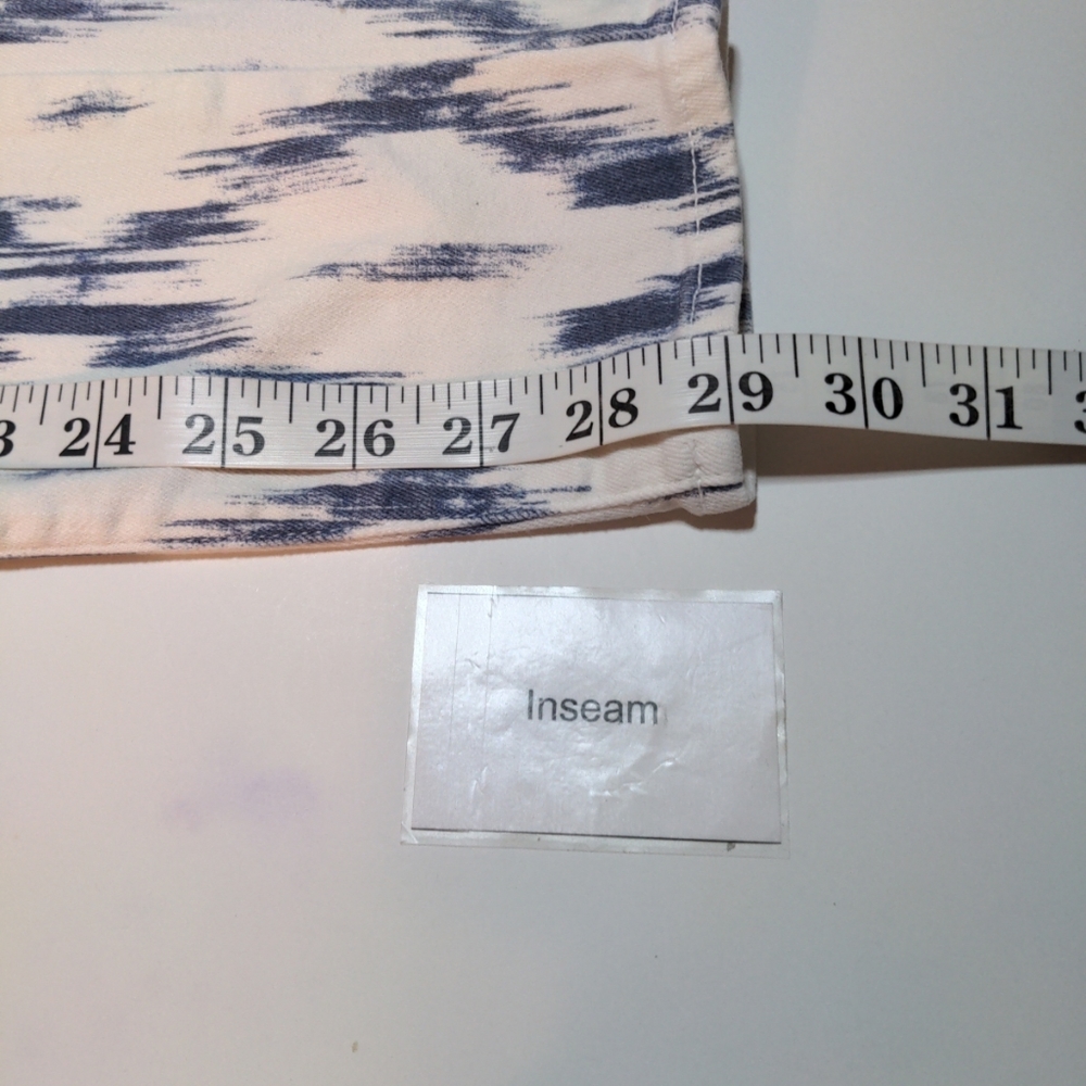 Paige Verdugo Ultra Skinny Jeans Women Sz 26 White Blue Stretch Coastal Cowgirl - Picture 11 of 13